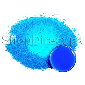 Neon Blue Fluorescent Powder Pigments for artwork