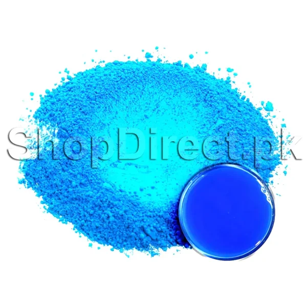 Neon Blue Fluorescent Powder Pigments for artwork